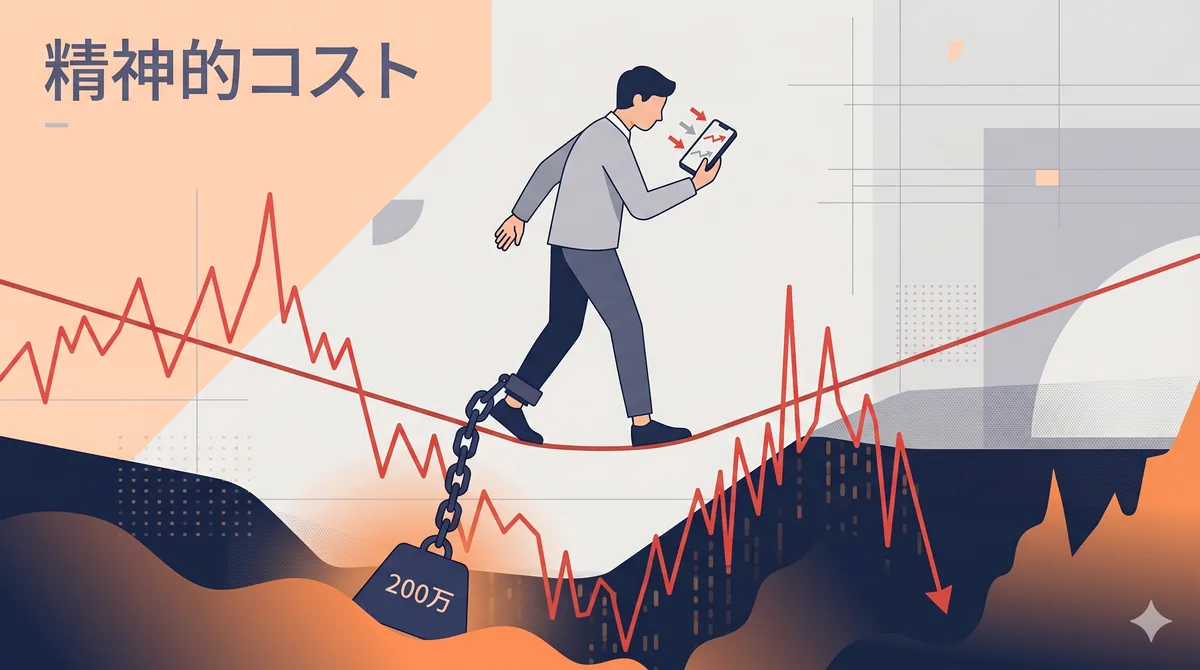 精神的コストのイメージ